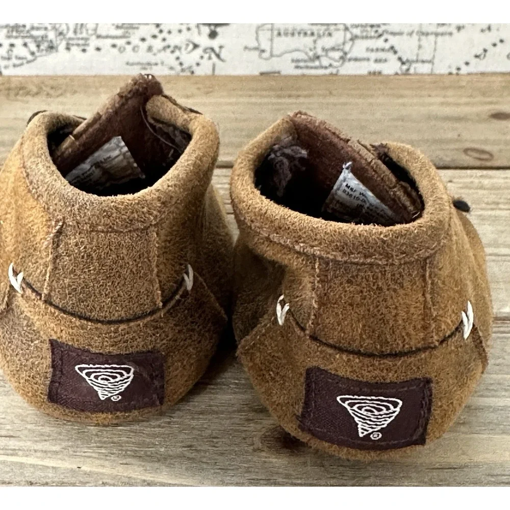 Twister Baby Buckers Carson Mocs Infant 6-12M Brown Good